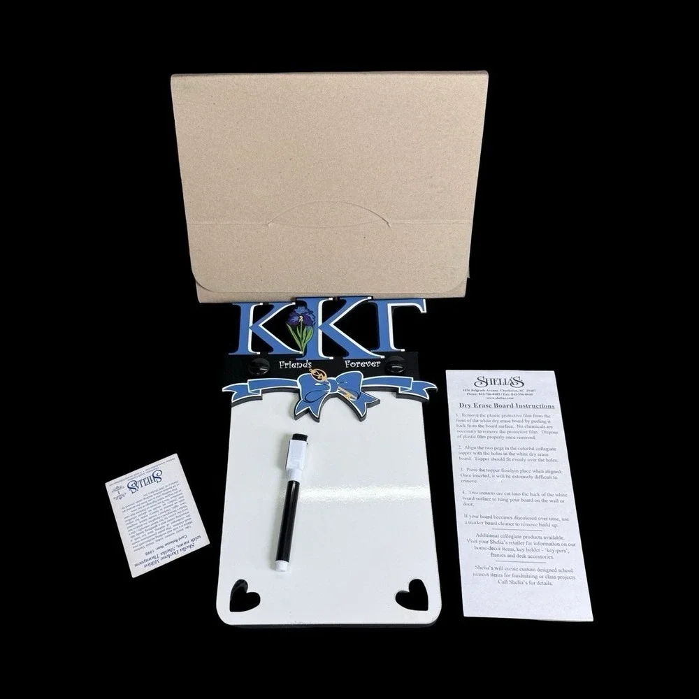 Kappa Kappa Gamma Vintage Wooden Collectible Wall‎ Mounted Shelia's Collectibles